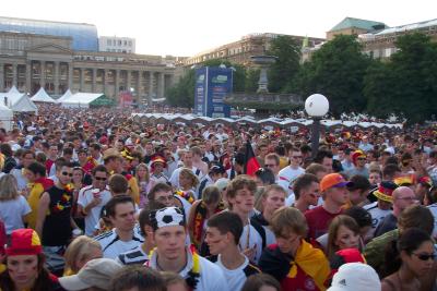 WM 2006: Public Viewing auf dem Stuttgarter Schlossplatz